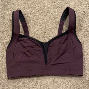 Lululemon Burgundy High Support Sports Bra